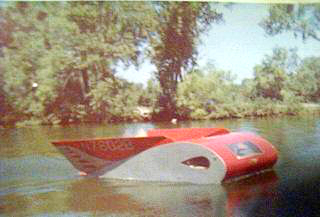 Martian Aircar on the water.